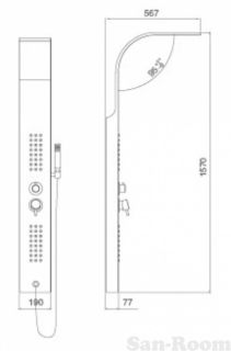 Душевая панель SSWW FT93142SS